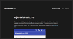 Desktop Screenshot of eelkevisser.nl